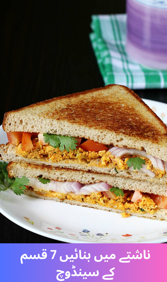Make 7 types of delicious sandwiches for breakfast